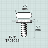 Valve Guide (screw in), King, 2165 / 2166 Valve Trombone, 1 each