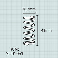 Valve Springs, Conn, King, Sousaphone (not 20K), & Marching Tuba, Set of 3 or 4