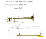 Conn Trombone 88H Style Water Key Replacement Kit
