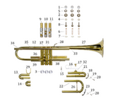 Bach TR300H2 Trumpet Valve Repair Kit