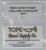 Valve Kit, Martin Cornet, Trumpet, & King Liberty Trumpet, No Valve Guides