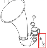 Yamaha Bass Clarinet, Floor Peg, Holder Screw