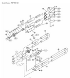 Yamaha Euphonium, YEP-641(2) 1987-1995, 4 Valve Repair Kit