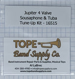 Jupiter 4 valve Sousaphone and Tuba valve repair kit