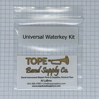 Waterkey Kits, Universal Waterkeys for Brass Instruments