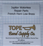 Water Key Repair Parts, Jupiter Flugelhorn, French Horn, Low Brass