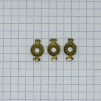 Besson trumpet valve guides, brass