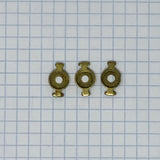 Besson trumpet valve guides, brass