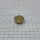 King finger button, brass, no pearl