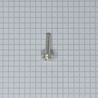 King trumpet valve stem, silver-plate