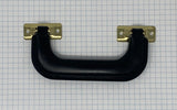 Black plastic case or luggage replacement handle