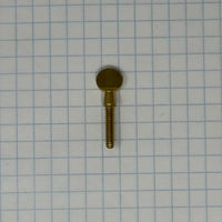 Brass ligature screw, 6-32 threads