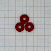 Valve Stem, Finger Button, & Top Cap Felts, Universal Red Felts