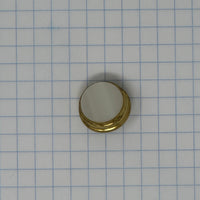 Holton tuba finger button, with pearl, 6-32 tpi