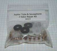 Jupiter 3 valve Sousaphone and Tuba valve repair kit